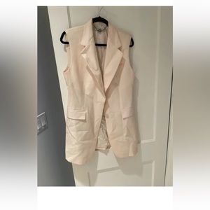 Long cream Stella mccartney best jacket size 46 Italy as is